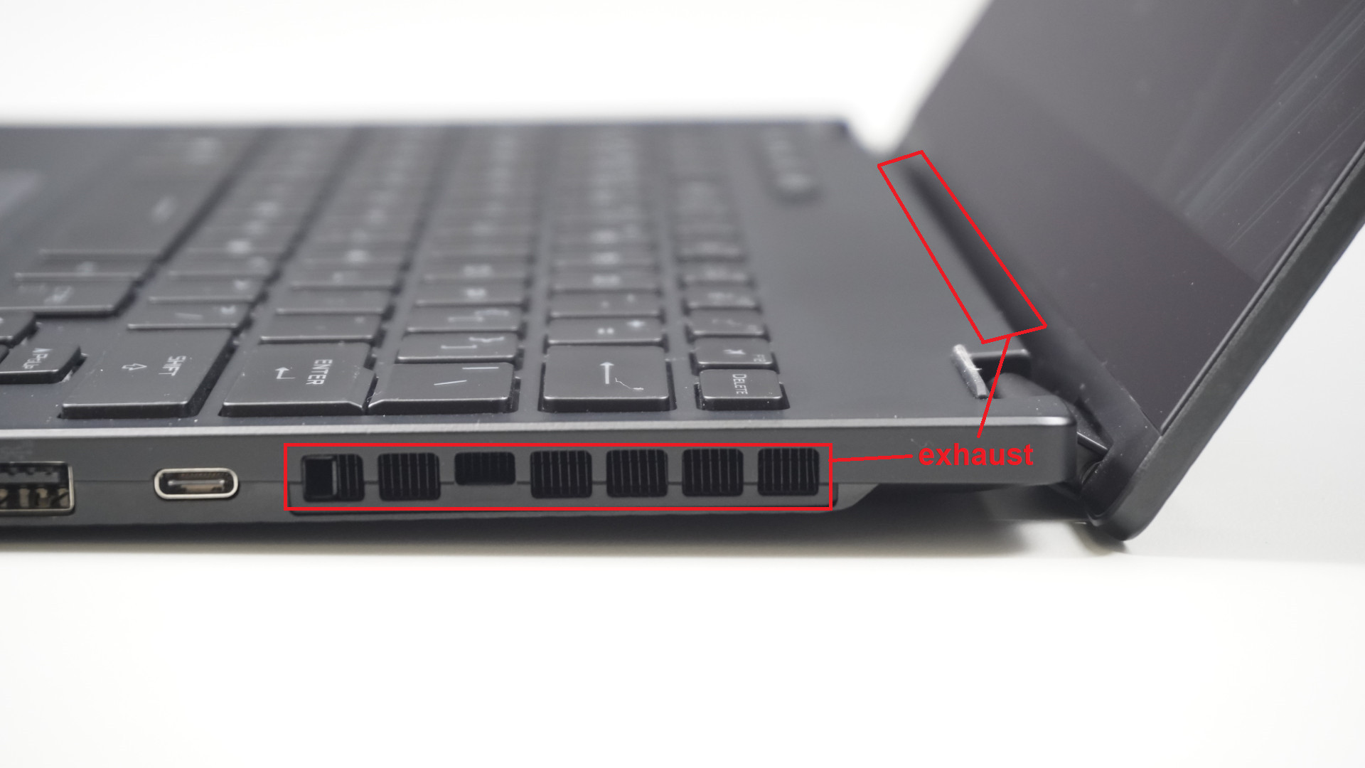 Analisis & Review AMD Ryzen 9 5980HS (di ASUS ROG FLOW X13) 13 FOTO TAMBAHAN EXHAUST