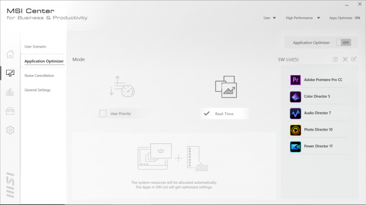 Review MSI Summit E15: Kencang, Elegan, Lengkap dan Aman 11 msi center 3