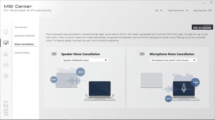 Review MSI Summit E15: Kencang, Elegan, Lengkap dan Aman 12 msi center 4