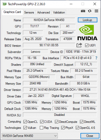 GPUZ NVIDIA