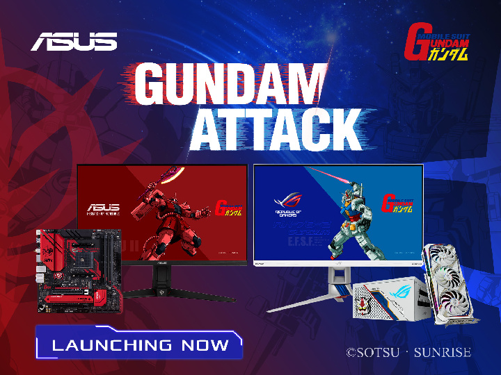ASUS Luncurkan 5 Komponen PC ASUS X Gundam