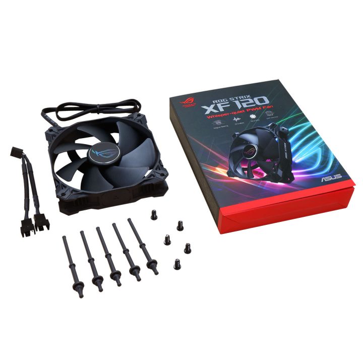 (Direct Release) ASUS Republic of Gamers Mengumumkan Kipas Pendingin ROG Strix XF 120 3 Strix XF 120