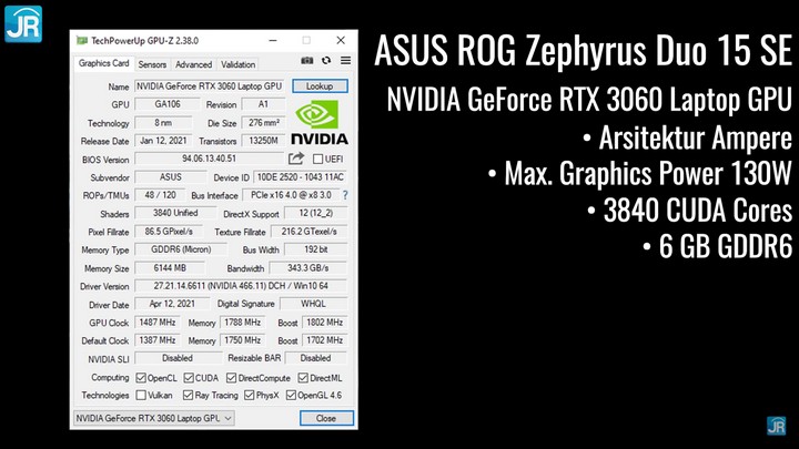 Review ASUS ROG Zephyrus Duo 15 SE (GX551QM): Laptop Gaming Dua Layar, Tipis dan Kencang! 5 Review ASUS ROG Zephyrus Duo 15 SE GX551QM 11