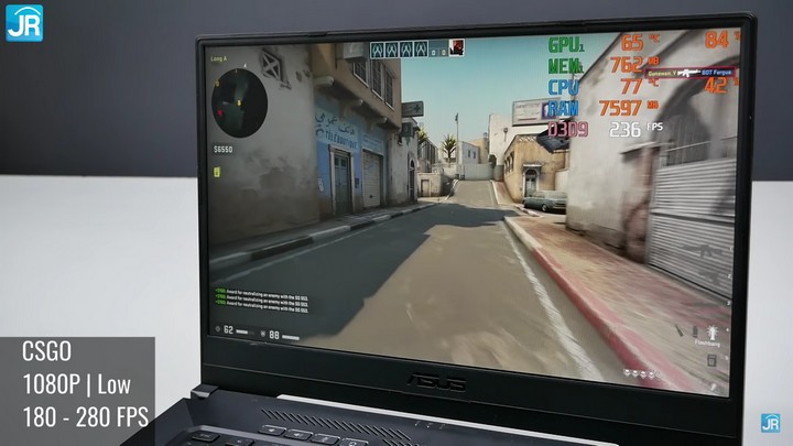 Review ASUS TUF Gaming Dash F15 50