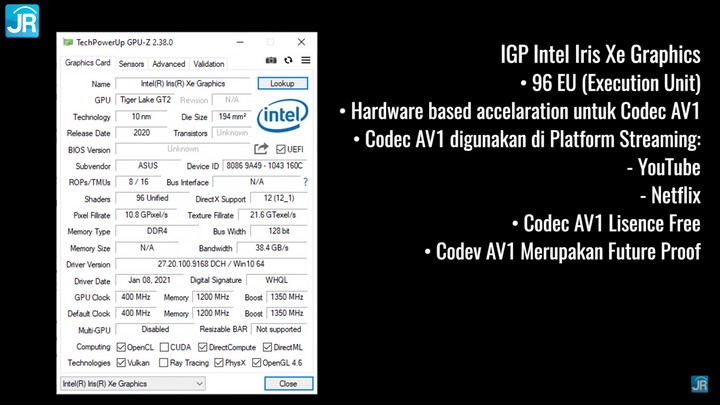 Review ASUS TUF DASH F15 (FX516): Tipis, Kencang dan Dingin 7 Review ASUS TUF Gaming Dash F15 9