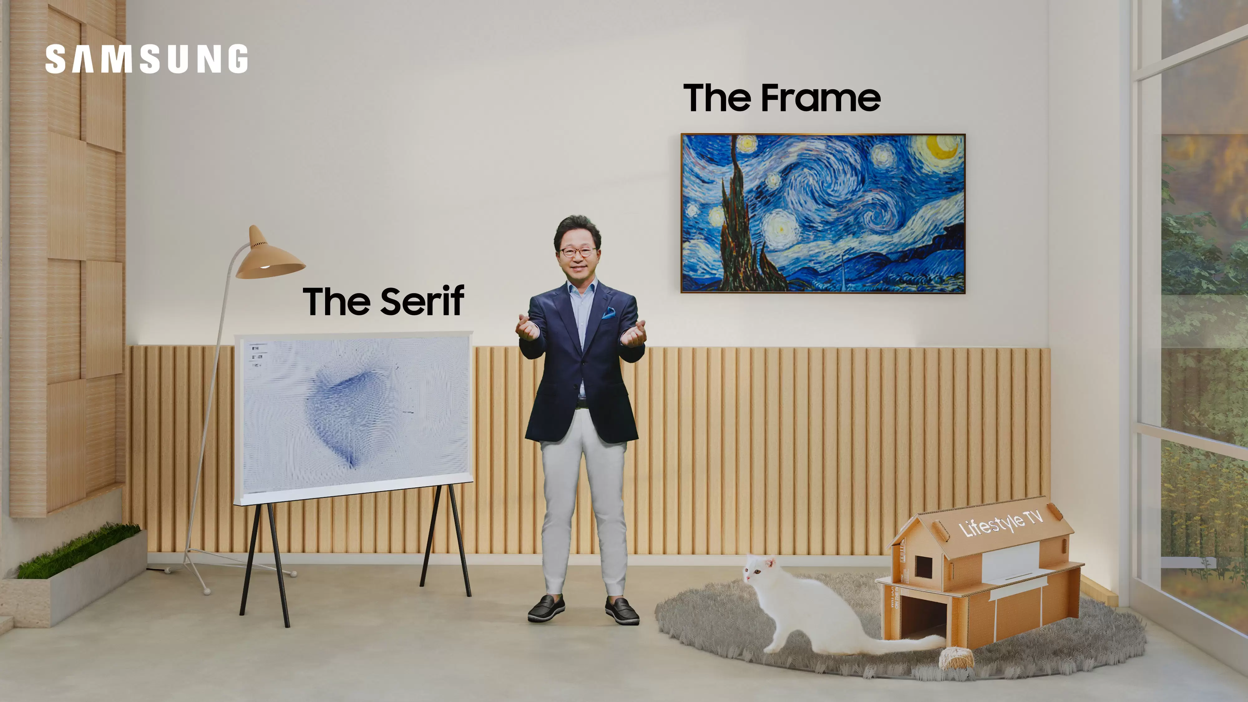 Mr. Yoonsoo Kim with The Frame _ The Serif