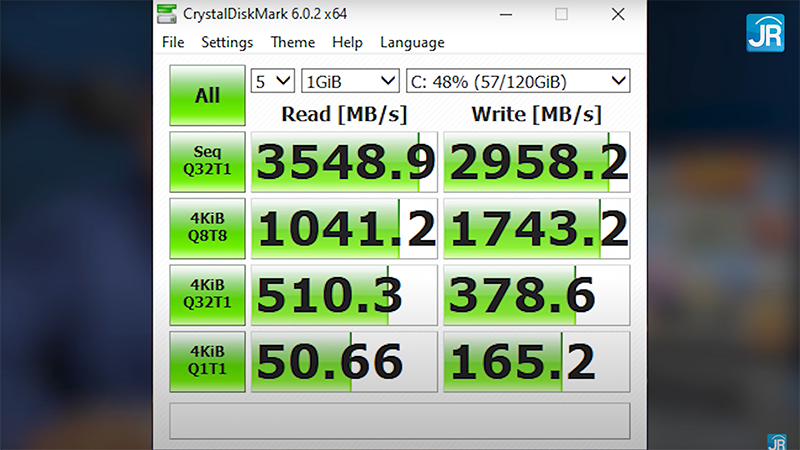 crystal disk mark