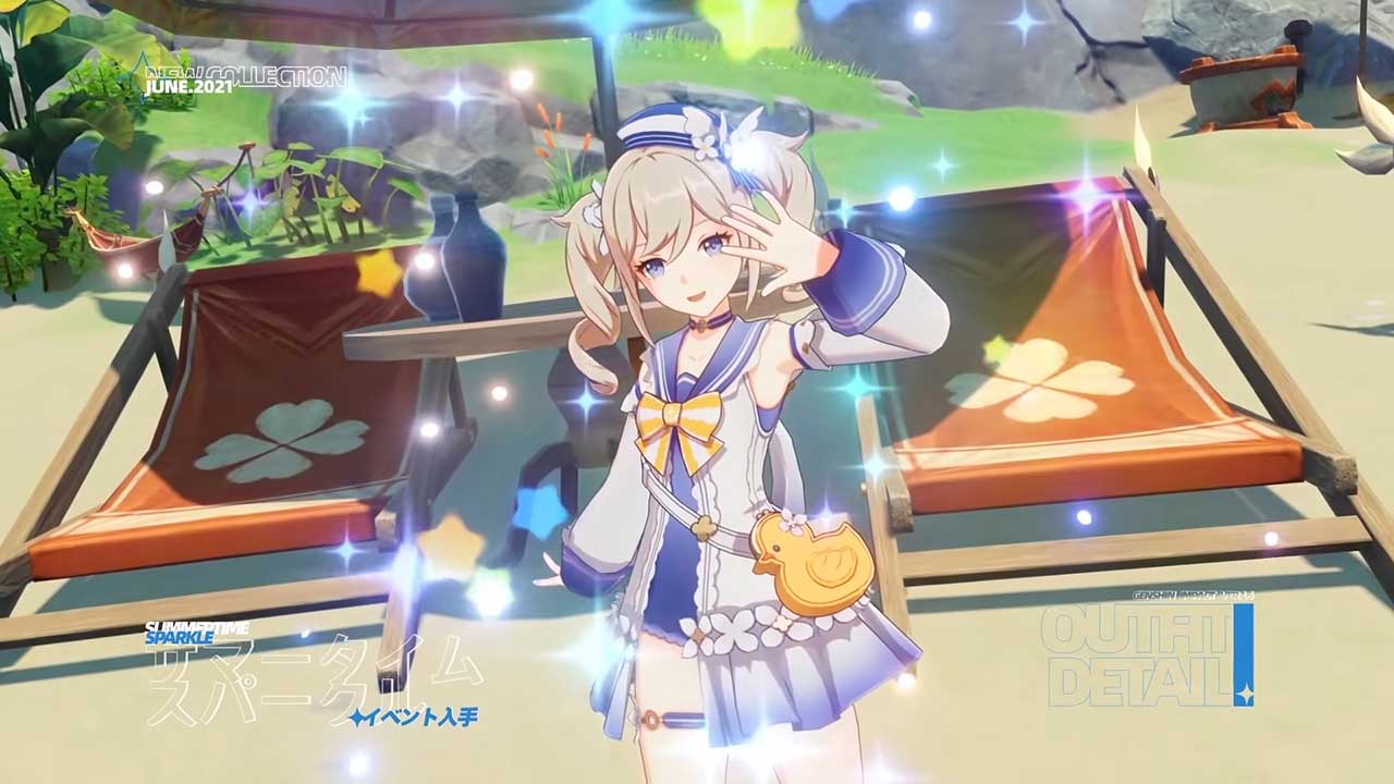 Genshin Impact Pamer Baju Musim Panas Barbara dan Jean! 15 barbara genshin impact summer