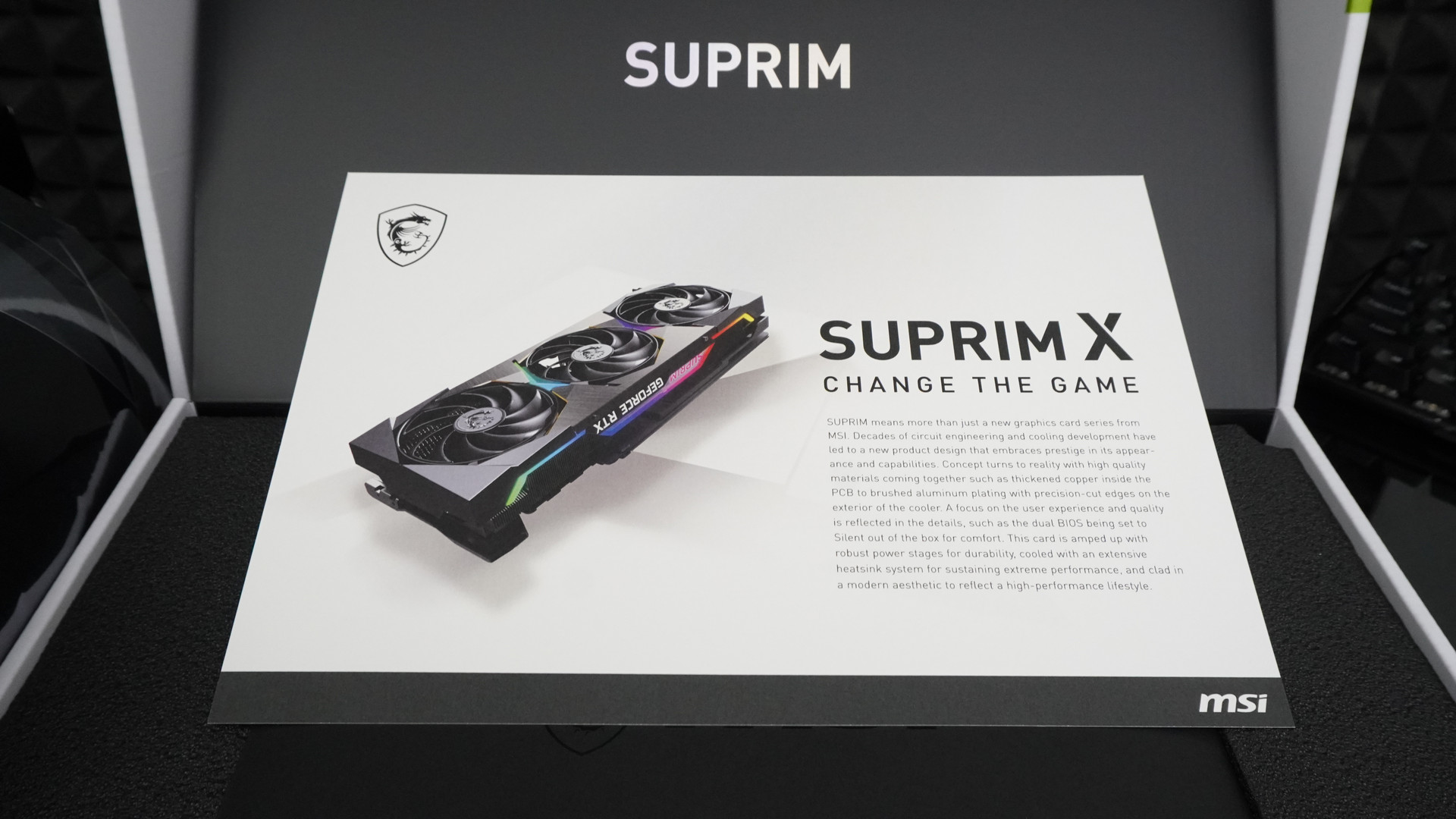 Msi geforce rtx 4080 super suprim