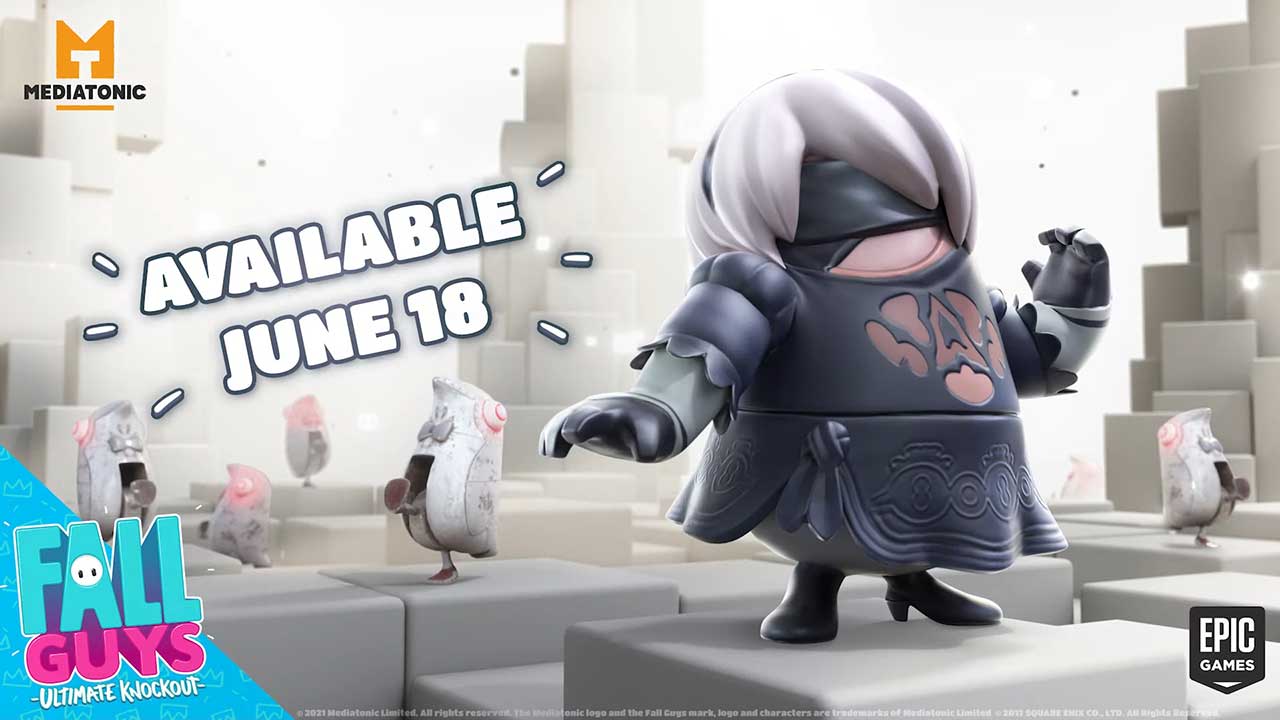 Fall Guys Kedatangan Kostum 2B NieR Automata 10 fall guys 2b