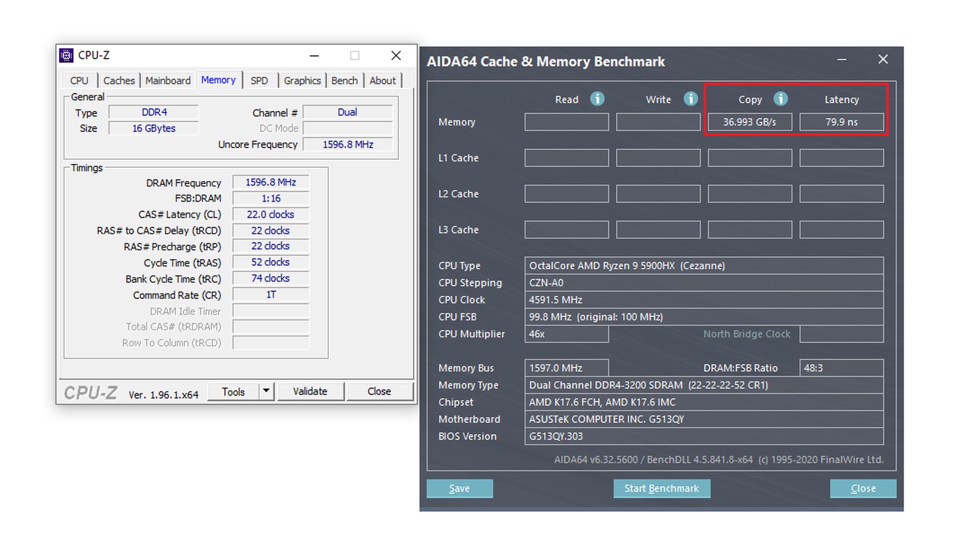 Review ASUS ROG STRIX G15 Advantage Edition (G513QY) : Full AMD dengan Ryzen 9 5900HX + Radeon RX 6800M 7 PERFORMANCE 7 RAM