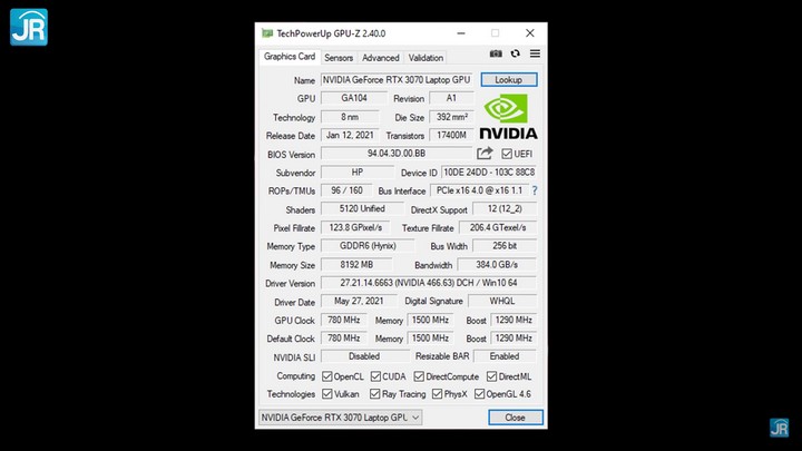 Review OMEN by HP 15 ek1035TX: Kencang! Paling Murah Dengan GeForce RTX 3070 9 Review OMEN by HP 15 ek1035TX