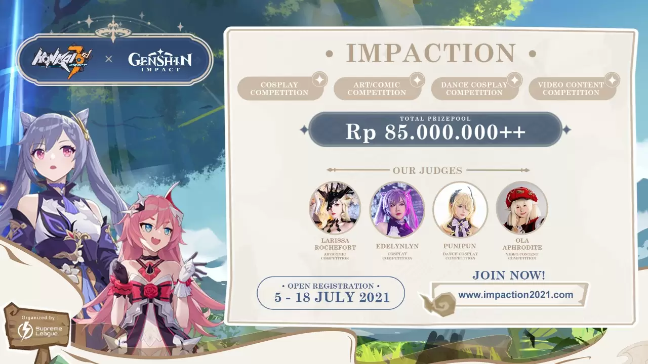 Direct Release - IMPACTION 2021 Hadir Meriahkan Update “HONKAI IMPACT 3 x GENSHIN IMPACT” Untuk Para Konten Kreator Indonesia 19 WhatsApp Image 2021 07 18 at 11.39.45 PM