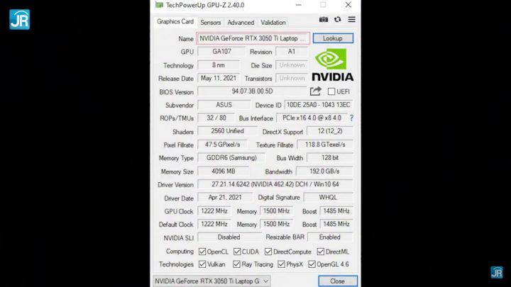 Review ASUS TUF GAMING F15 (FX506): Kencang! Punya Thunderbolt 4 21 Review ASUS TUF Gaming F15 (FX506)