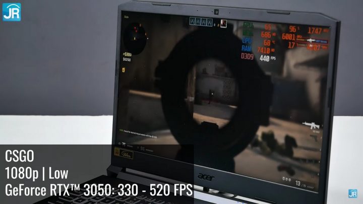 Review NVIDIA Geforce RTX 3050 Series di Acer Nitro 5 2021 44