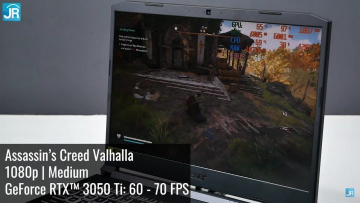 Review NVIDIA Geforce RTX 3050 Series di Acer Nitro 5 2021 49