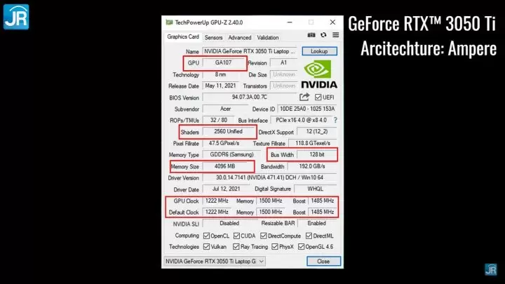 Review NVIDIA Geforce RTX 3050 Series di Acer Nitro 5 2021 (14)