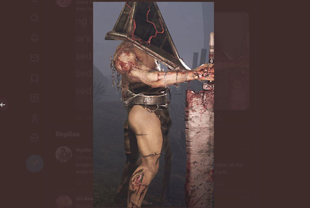Patch Dead by Daylight Terbaru Perbesar Ukuran Pantat Pyramid Head 10 pyramid head