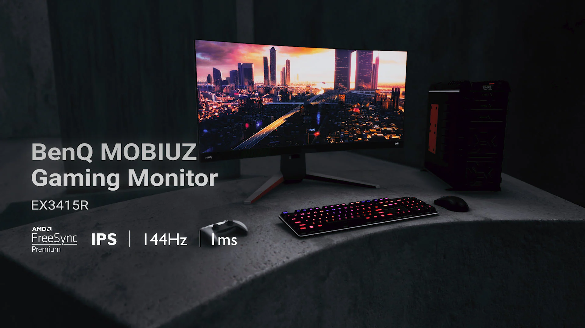 BenQ MOBIUZ Luncurkan 34 Inch Ultrawide Curved Gaming Monitor