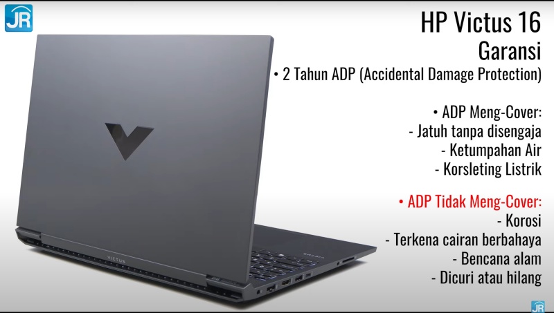 Review HP Victus 16: Harga Tetap Terjangkau dengan Core i7 Gen 11 dan RTX 3060 2 garansi