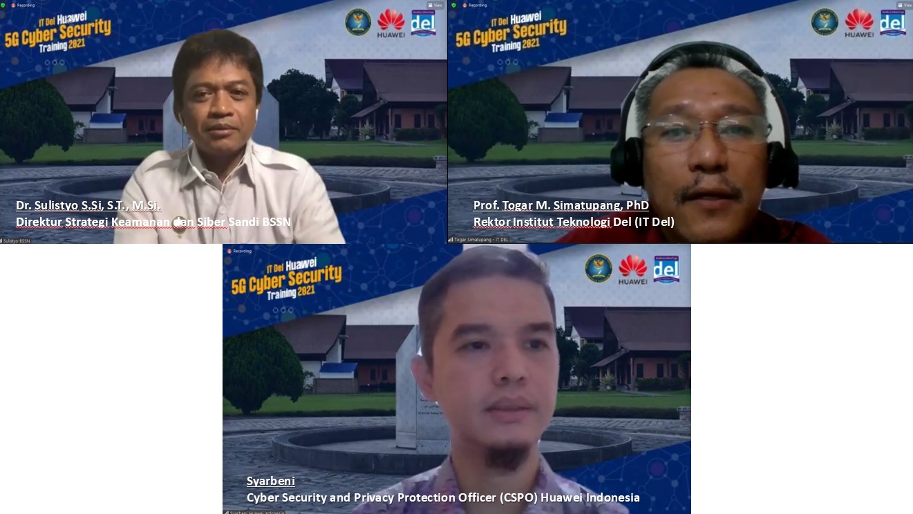 Direct Release: Keamanan Siber dan Jaringan Makin Kritikal di Era 5G, IT Del Gandeng Huawei Gelar Pelatihan dan Lokakarya untuk Perguruan Tinggi di Indonesia 4 Kolaborasi IT Del dan Huawei untuk Pelatihan Keamanan Siber 5G
