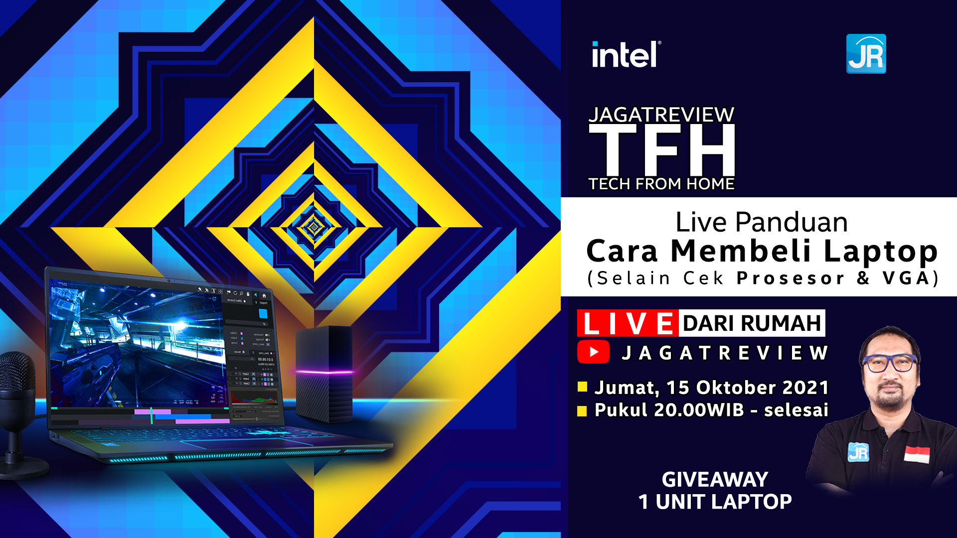 Jagat Review Tech From Home (TFH) Live streaming Panduan Cara Membeli Laptop)