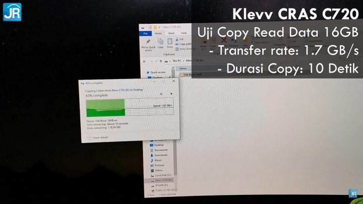 Review SSD Klevv CRAS C720 25