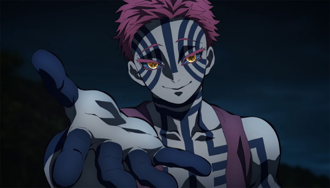 Akaza dan Rui Akan Jadi 2 Iblis Pertama Game Kimetsu no Yaiba 7 akaza