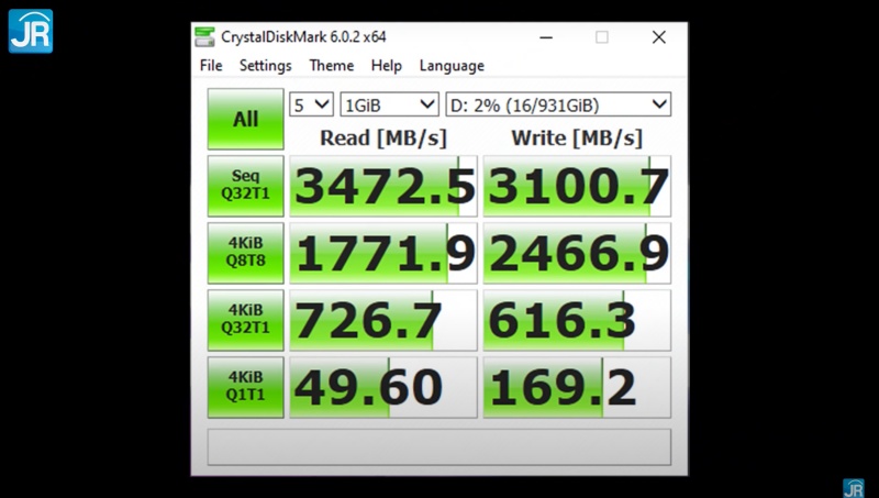 crystal disk mark 2