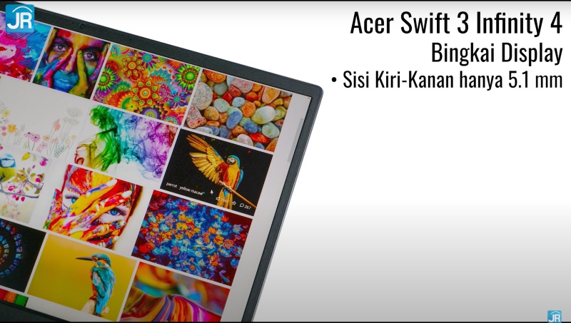 Review Acer Swift 3 Infinity 4: Laptop EVO Murah dengan RAM 16GB dan SSD Super Kencang 14 layar 4