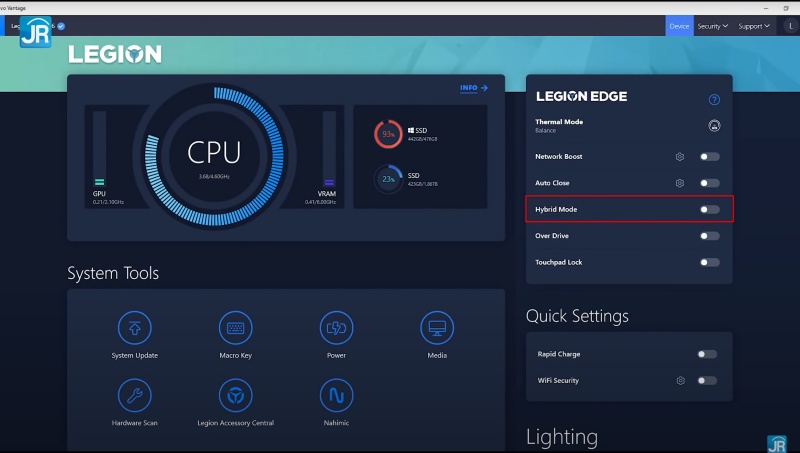 Review Lenovo Legion 5i (2021): Laptop Gaming Kencang & Super Lengkap 8 legion hub