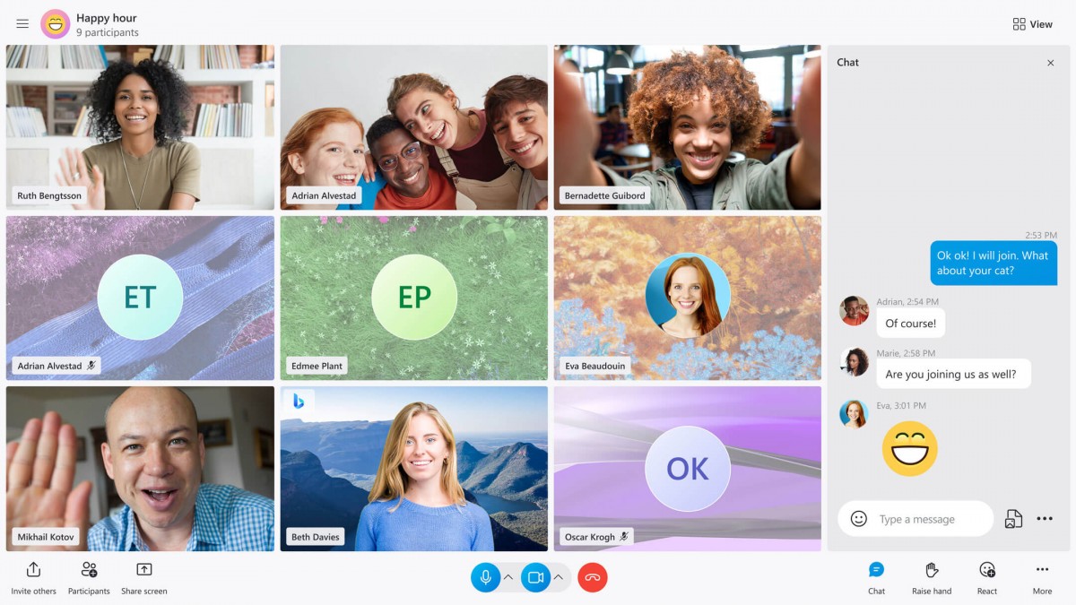 skype call stage