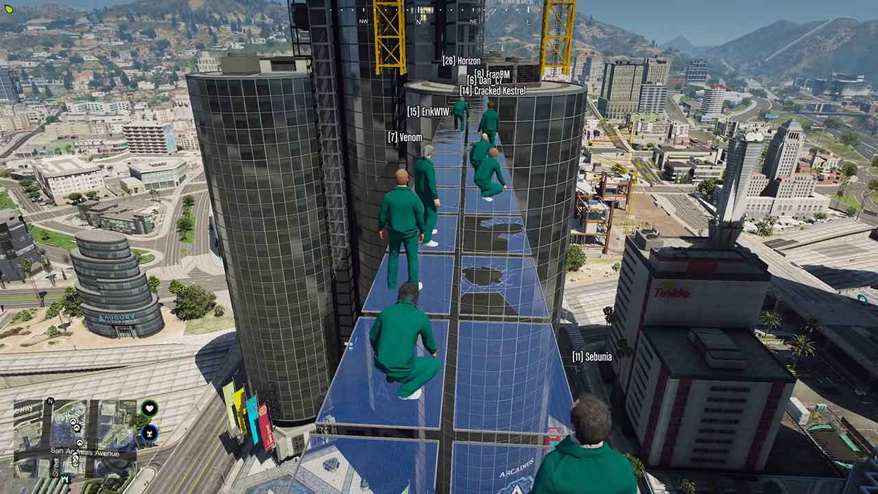 squid game gta v