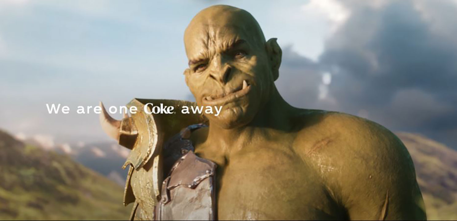 we are one coke away
