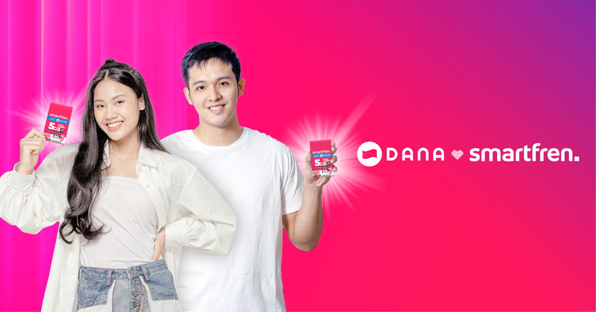Foto Kerja Sama Strategis Smartfren dan Aplikasi DANA 1