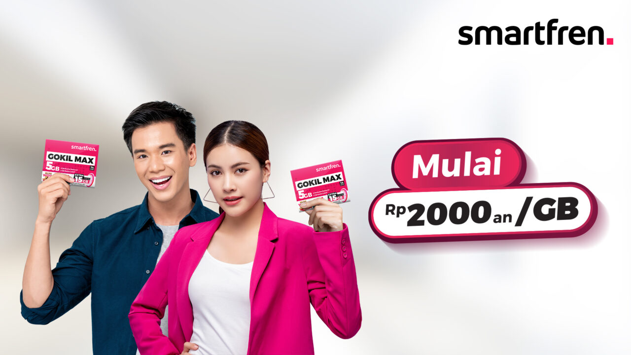 Foto Kini Smartfren GOKIL MAX Makin Terjangkau Hadir Mulai Rp2000 an per GB