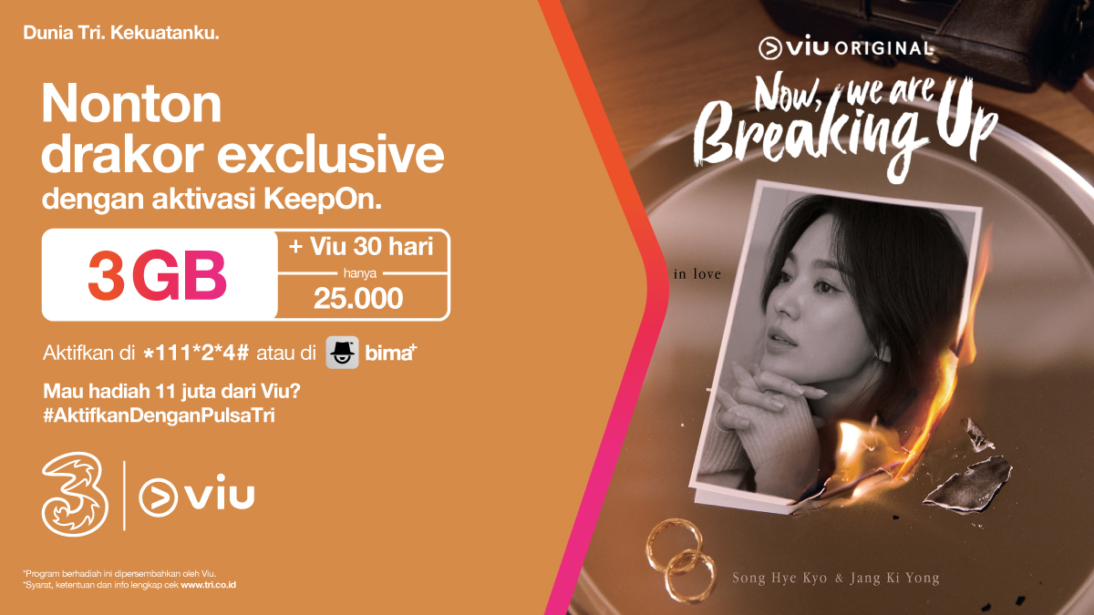 Direct Release: Nonton Drama Korea ‘Now, We Are Breaking Up’ Sepuasnya Pakai Paket KeepOn Viu dari Tri Indonesia 6 KeepOn Viu