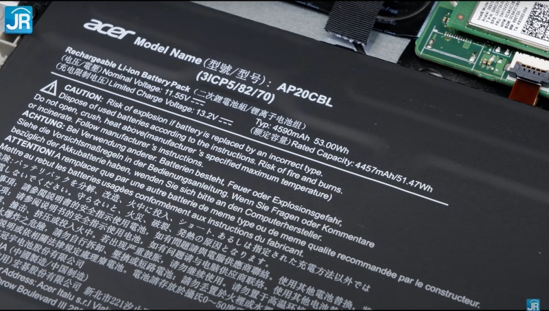 Review Acer Aspire Vero: Laptop dari Bahan Daur Ulang 10 baterai spek