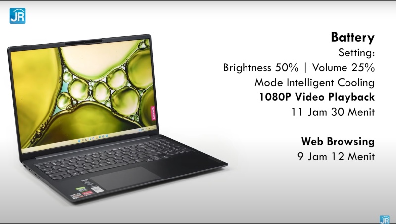 Review Lenovo IdeaPad Slim 5 Pro: Tipis, Kencang, Layar Besar, dan Murah! 6 battery test
