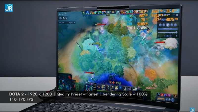 Review Lenovo IdeaPad Slim 5 Pro: Tipis, Kencang, Layar Besar, dan Murah! 1 gaming test 2