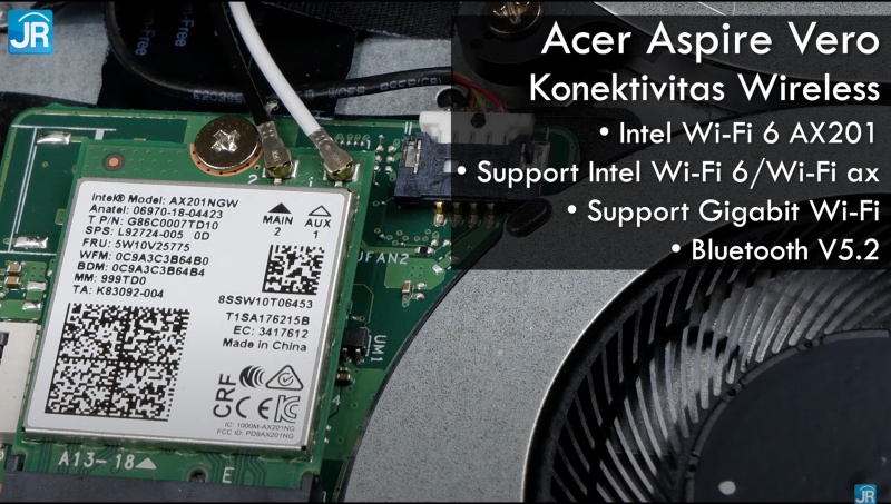 Review Acer Aspire Vero: Laptop dari Bahan Daur Ulang 9 konektivitas 2