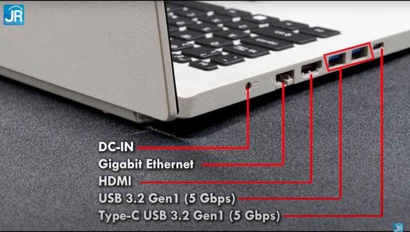 Review Acer Aspire Vero: Laptop dari Bahan Daur Ulang 24 konektor 2 1