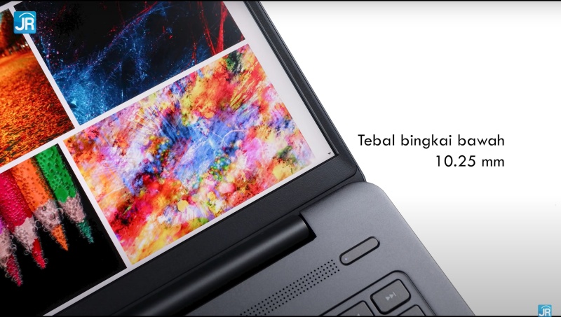 layar ketebalan bingkai 1