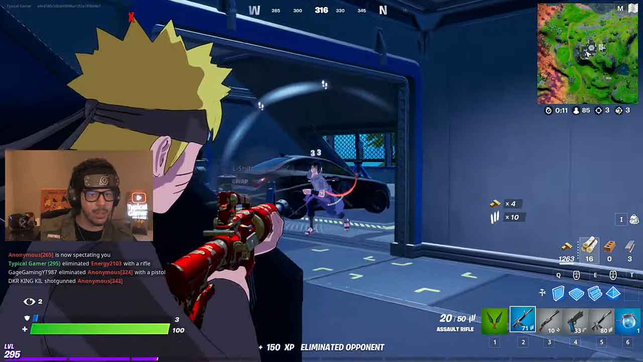naruto shippuden fortnite