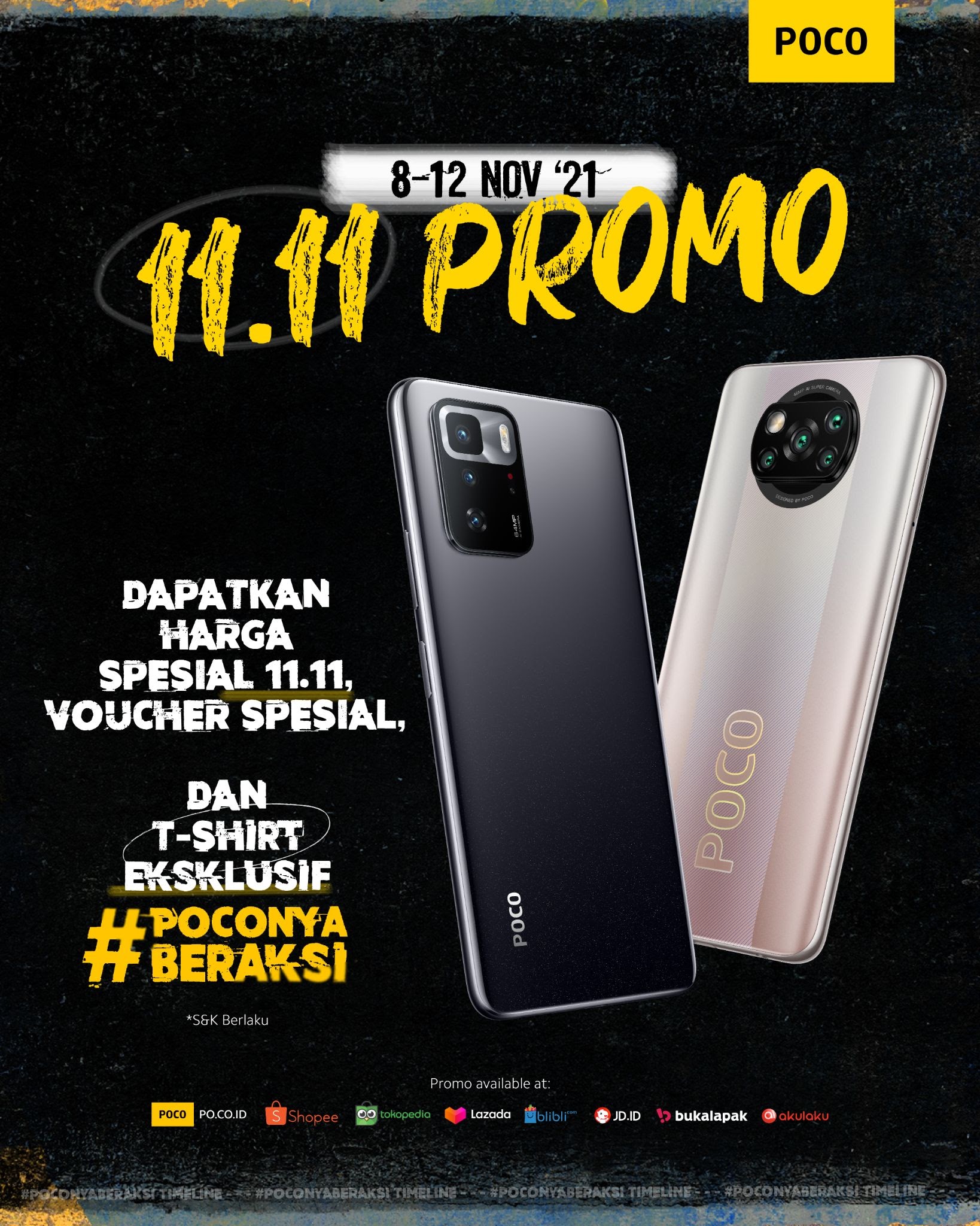 Direct Release: Dukung Passion POCO Fans pada #POCOnyaBeraksi, POCO Tawarkan Harga Khusus di #POCOnyaPromo 11.11 18 poco