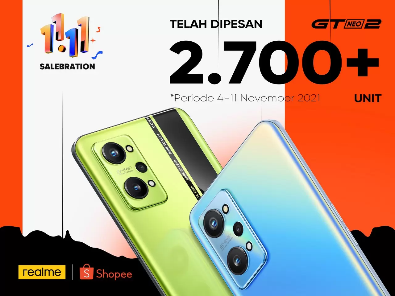 Direct Release: realme GT Neo2 dan realme narzo 50i Laris Manis di 11.11 SALEbration 38 realmeGT Neo2 11.11