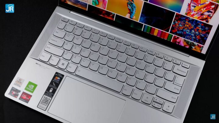 Review Lenovo Yoga Slim 7 Carbon: Tipis, Ringan, OLED QHD+ 90 Hz, AMD 8-Core, GPU NVIDIA 32 Review Lenovo Yoga Slim 7 Carbon 56