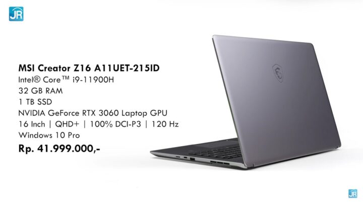 Review MSi Creator Z16