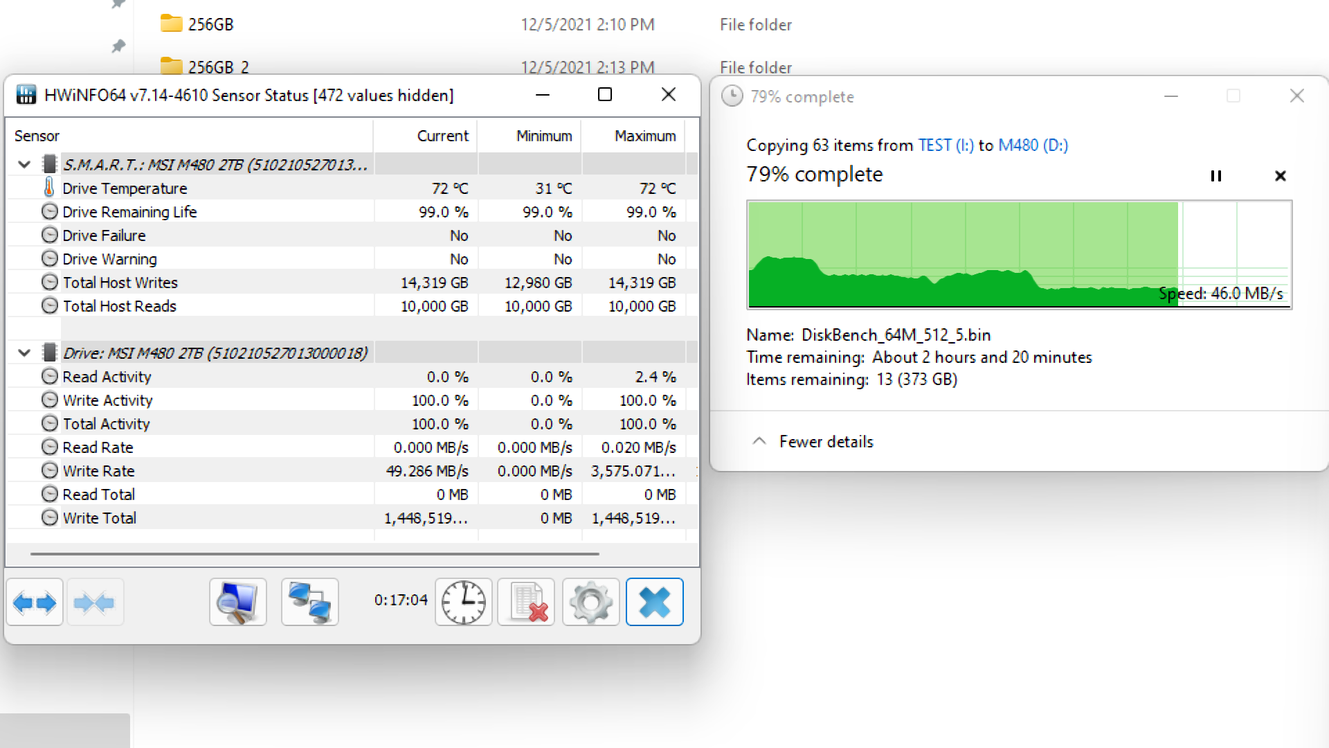 Review MSI Spatium M480 2T: Mencoba SSD Sultan! 12 ThermalTest Throttling