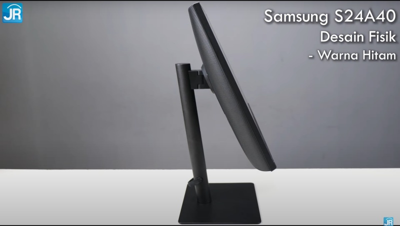 Review Monitor Samsung S24A40: Layar IPS dengan Webcam dan Resolusi Full HD 5 desain fisik